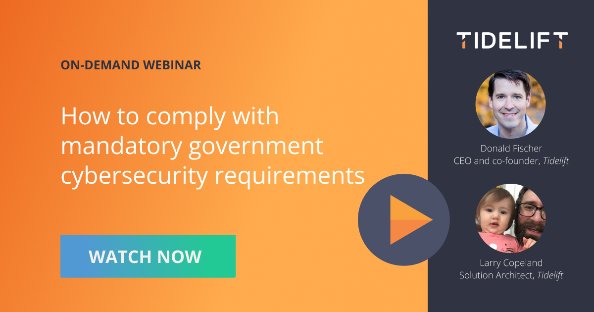 How to comply with mandatory government cybersecurity requirements impacting open source